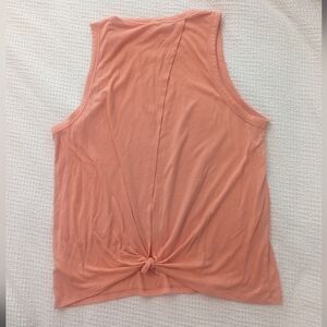 Light orange split-back JCrew Tank Top, size XL